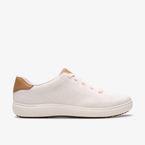 Women's Nalle Walk White Knit Sneakers