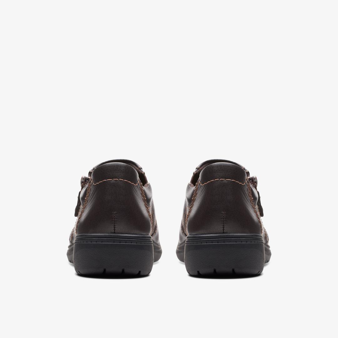 Women's Carleigh Ray Dark Brown Leather Slip Ons - Image 5