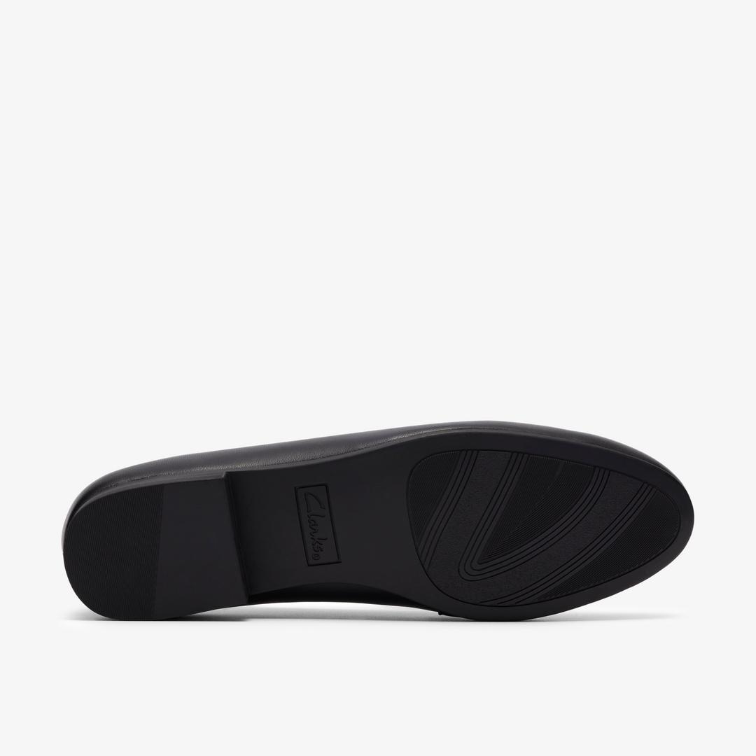 Womens Tamna Iris Black Leather Loafer - Image 4
