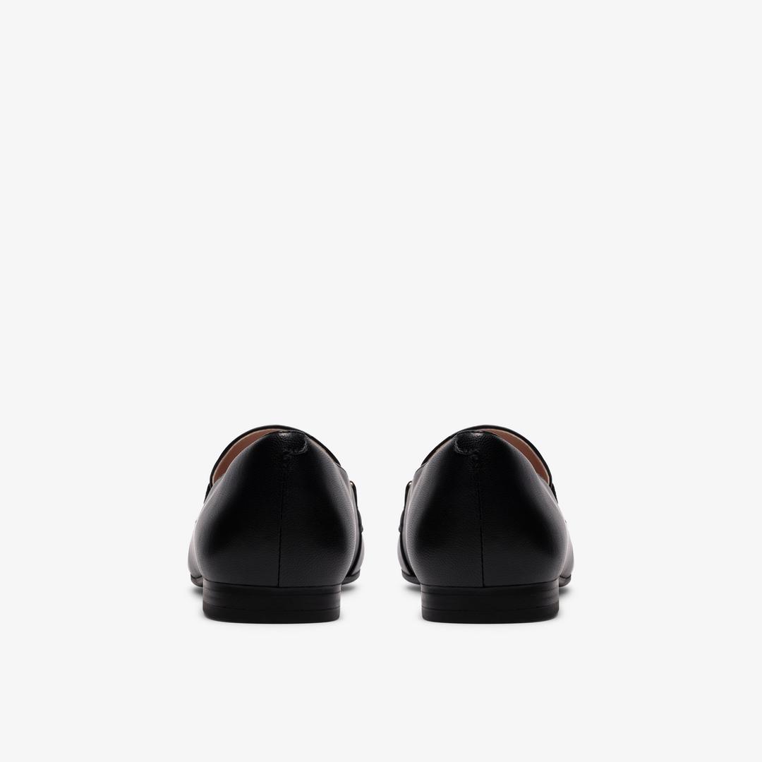 Womens Tamna Iris Black Leather Loafer - Image 6