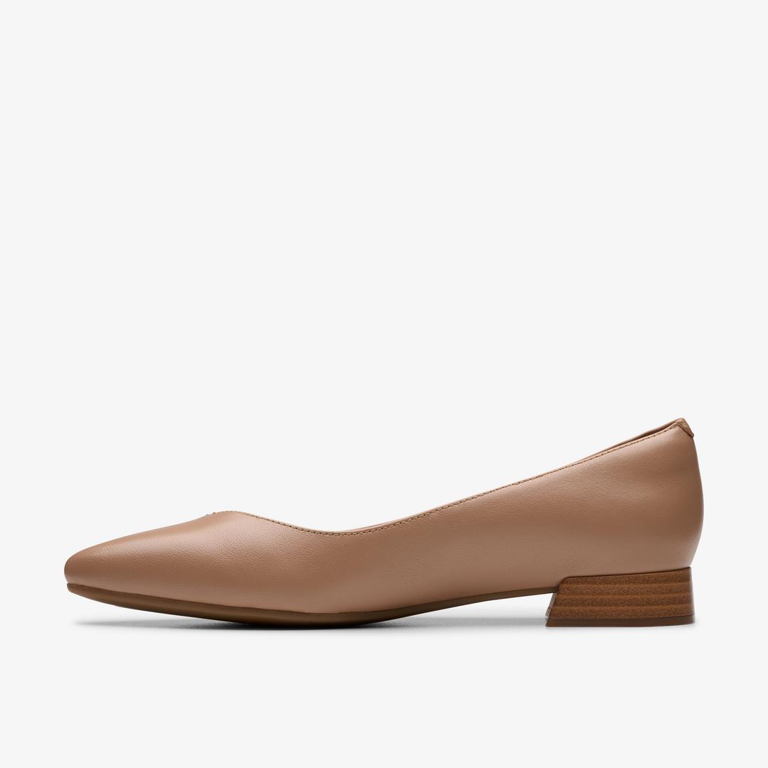 Women's Natalyn Wish Warm Beige Leather Flats - Image 2