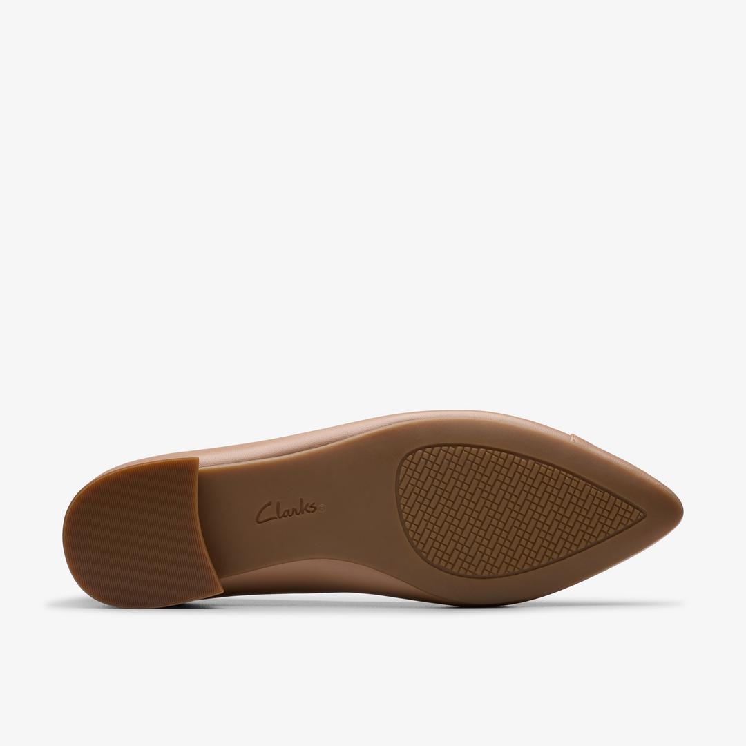 Women's Natalyn Wish Warm Beige Leather Flats - Image 3