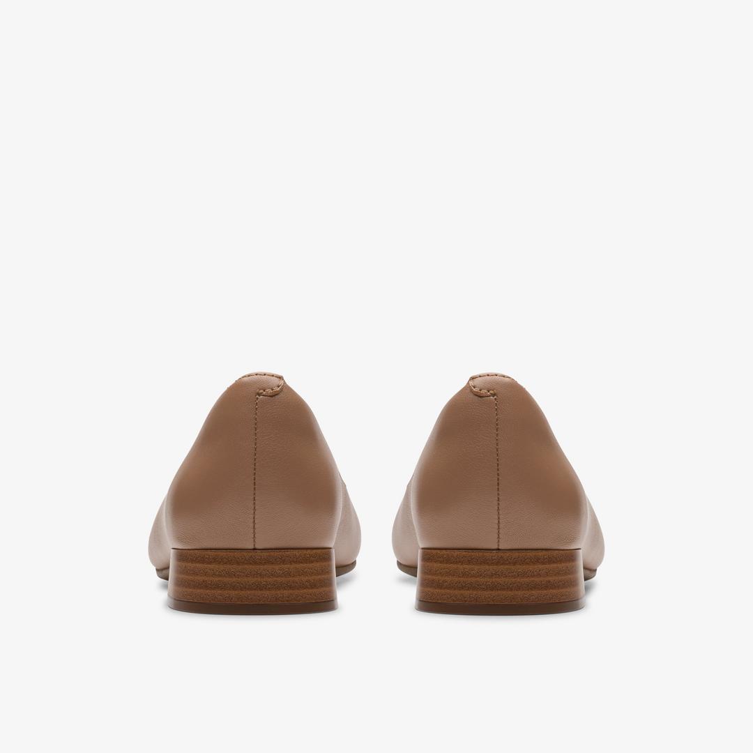 Women's Natalyn Wish Warm Beige Leather Flats - Image 5