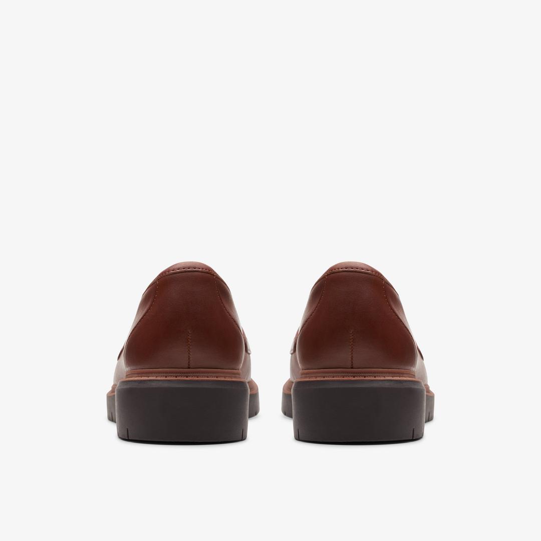 Womens Westlynn Bella Tan Leather Loafers - Image 5