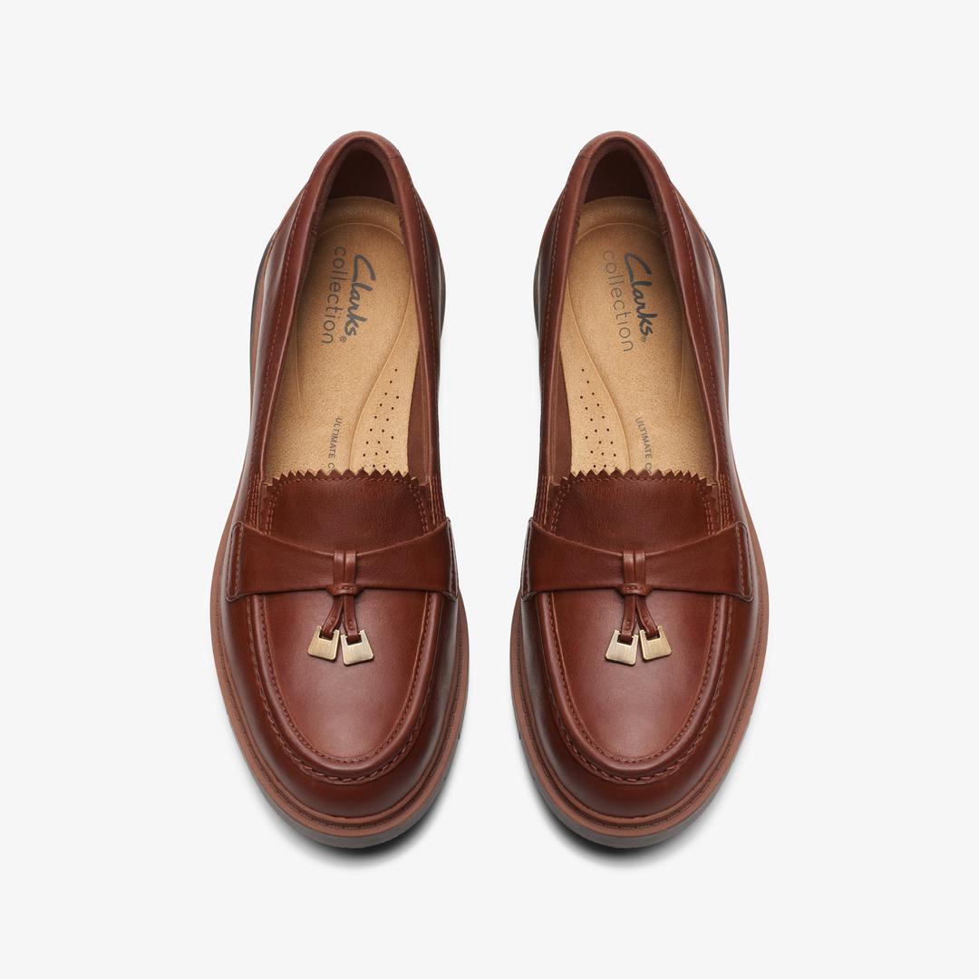Womens Westlynn Bella Tan Leather Loafers - Image 6
