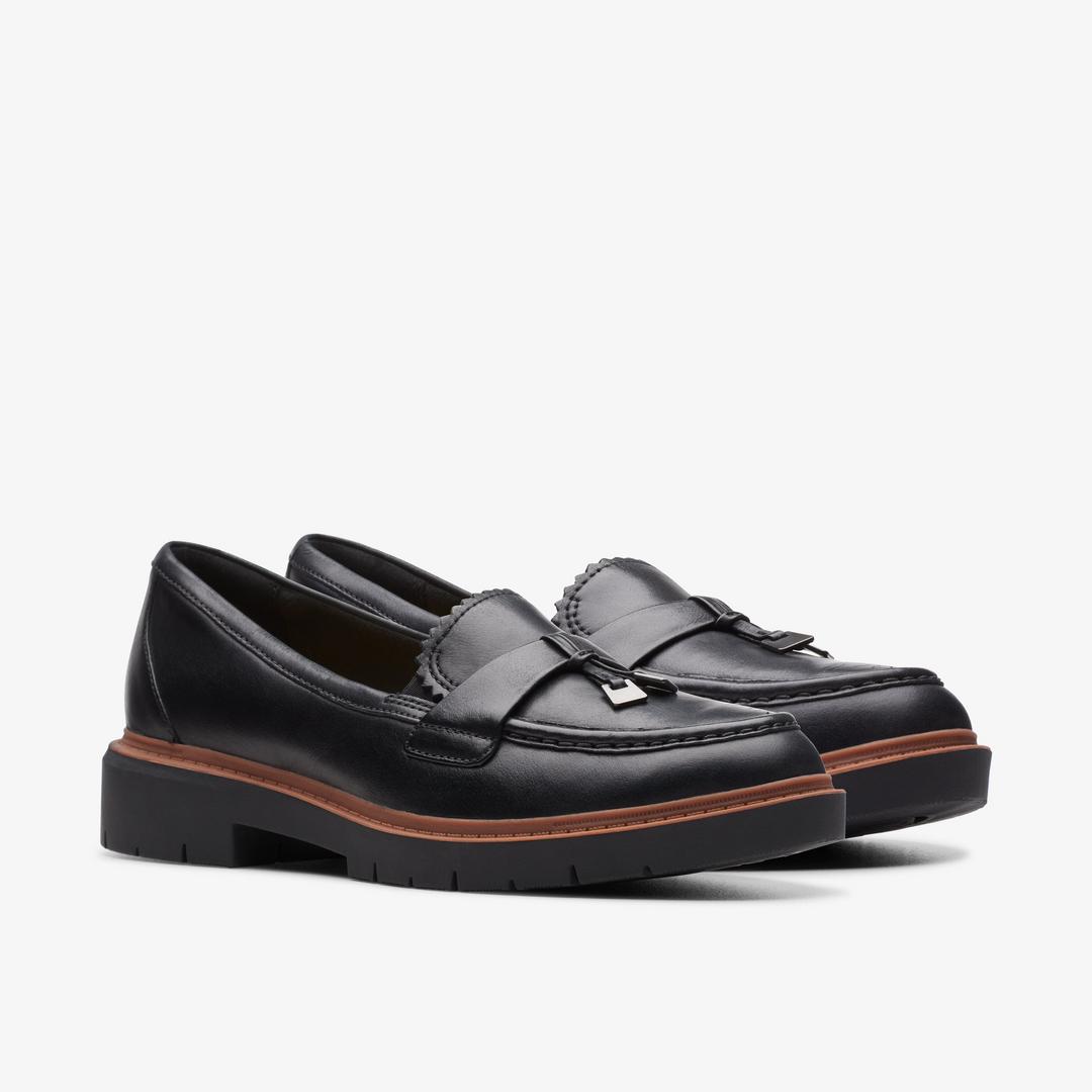 Women's Westlynn Bella Black Leather Loafers - Image 7