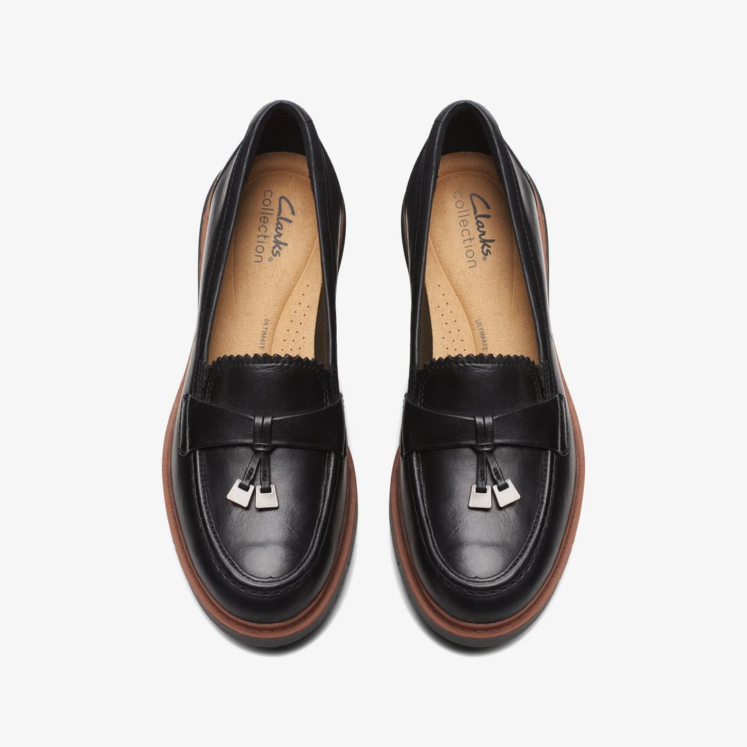 Women's Westlynn Bella Black Leather Loafers - Image 9