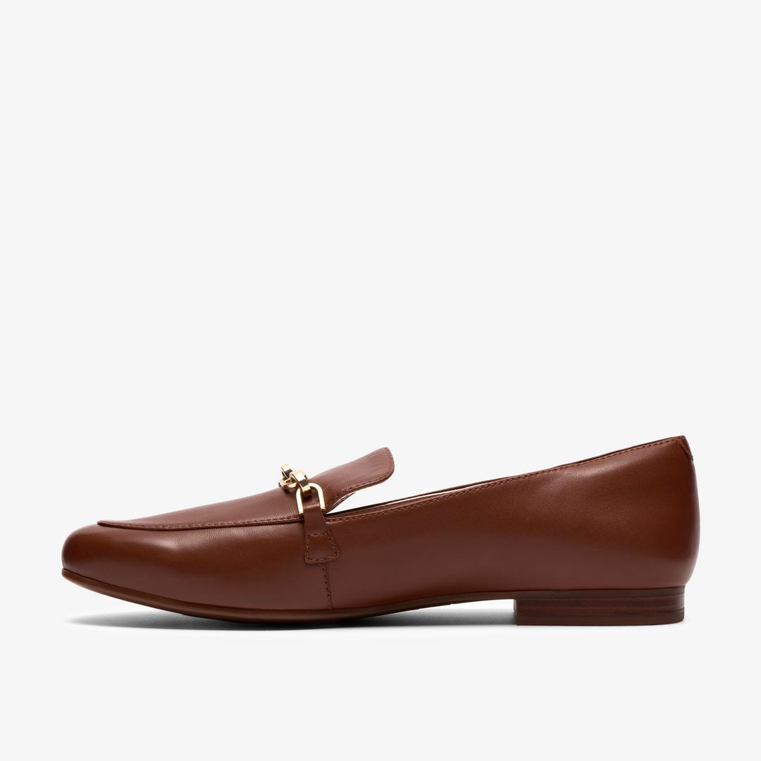 Womens Tamna Iris Tan Leather Loafer - Image 3