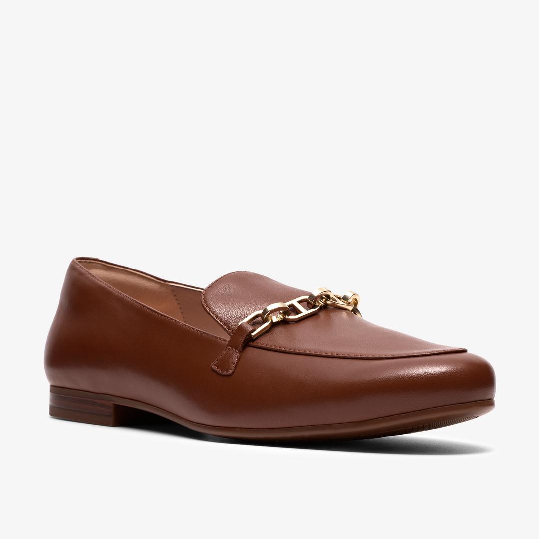 Womens Tamna Iris Tan Leather Loafer - Image 5