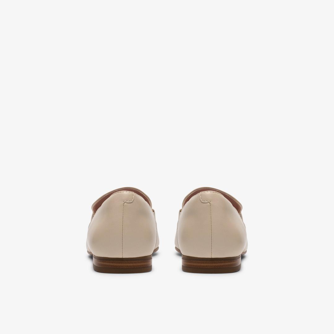 Womens Tamna Iris White Leather Loafer - Image 5