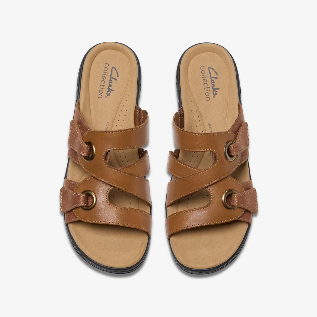 WOMENS Merliah2 Cove Tan Leather Wedges - Image 7