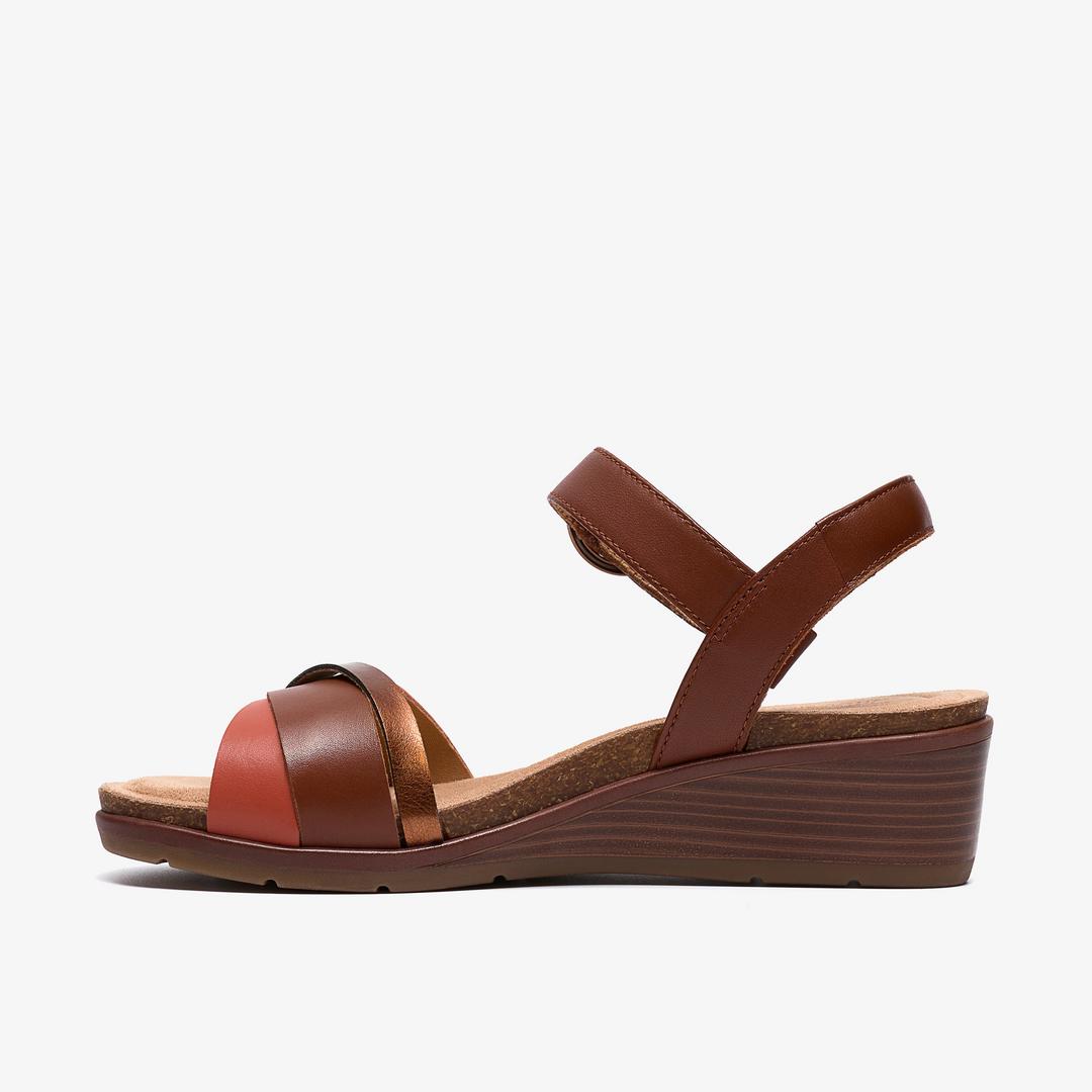 Womens Kacha Twist Rust Wedges - Image 2