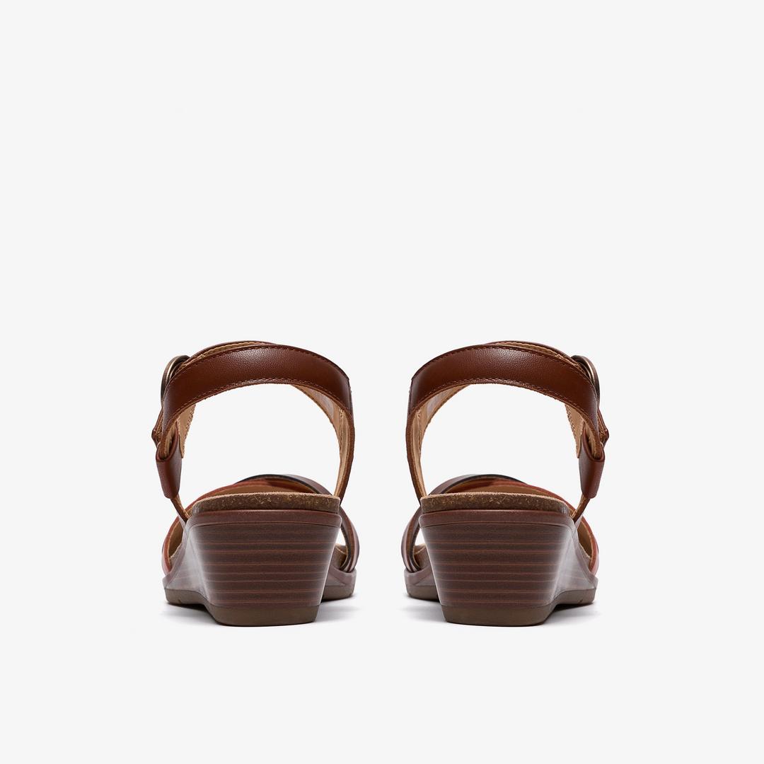 Womens Kacha Twist Rust Wedges - Image 5