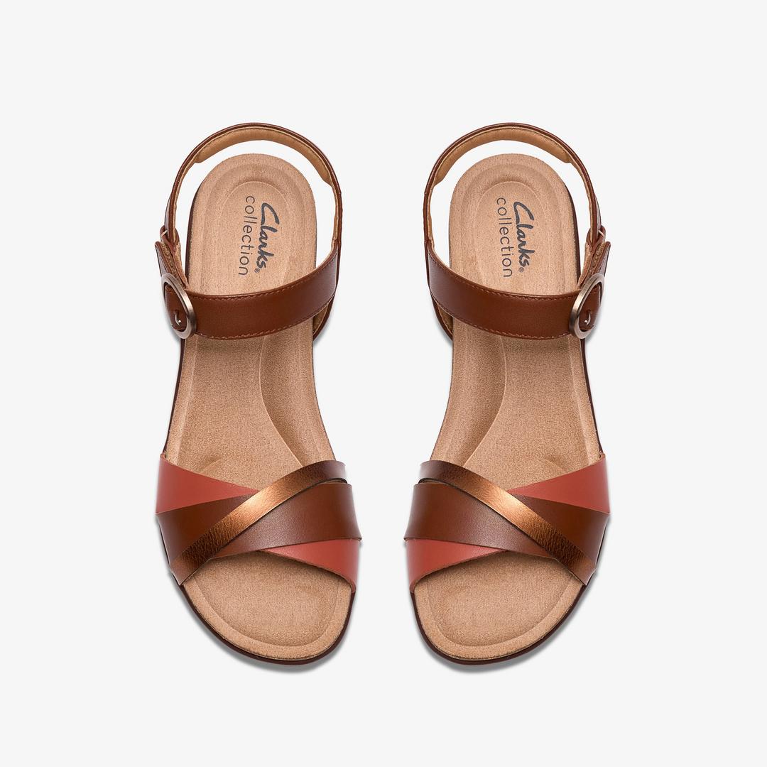 Womens Kacha Twist Rust Wedges - Image 6