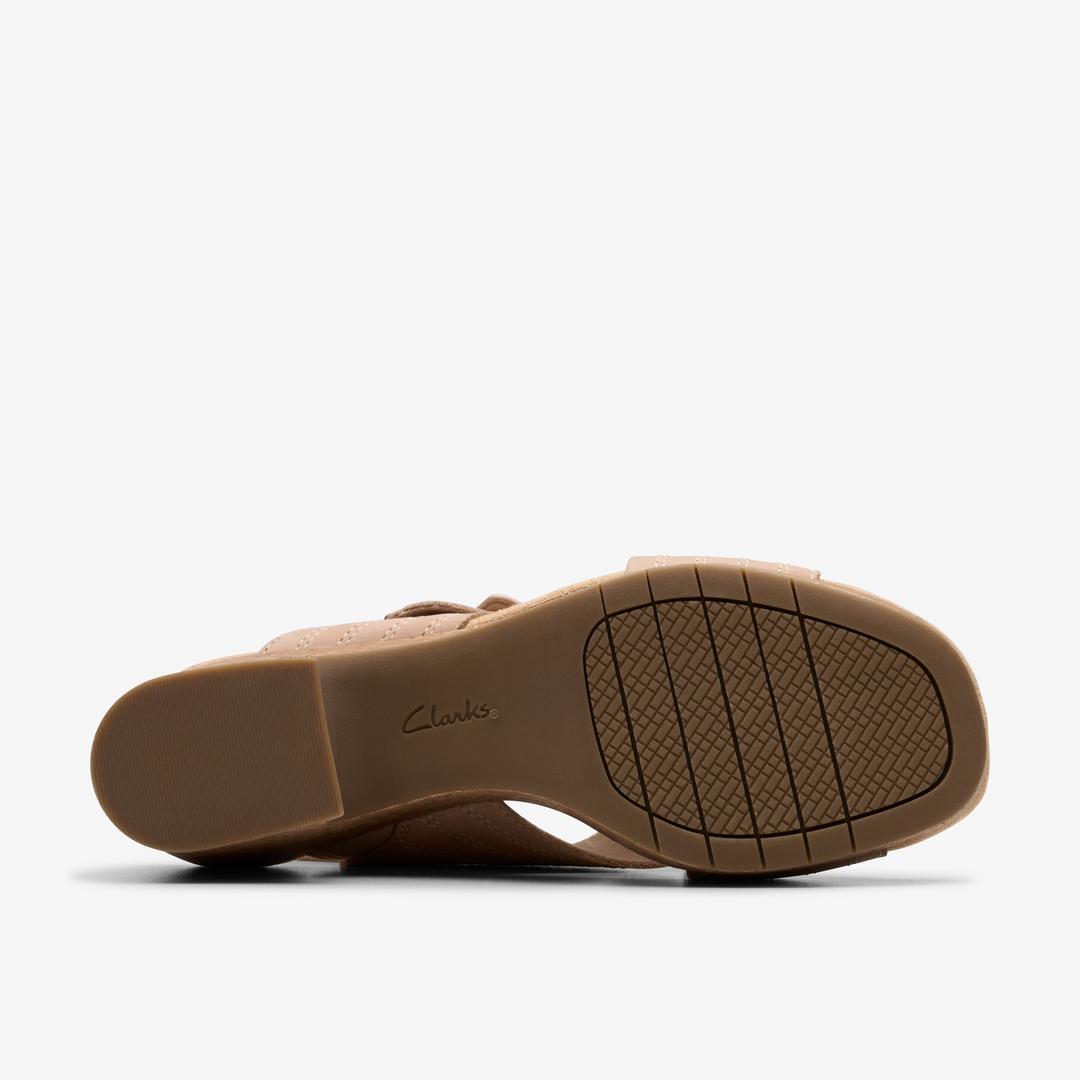 Womens Nerisa West Sand Nubuck Wedges - Image 3