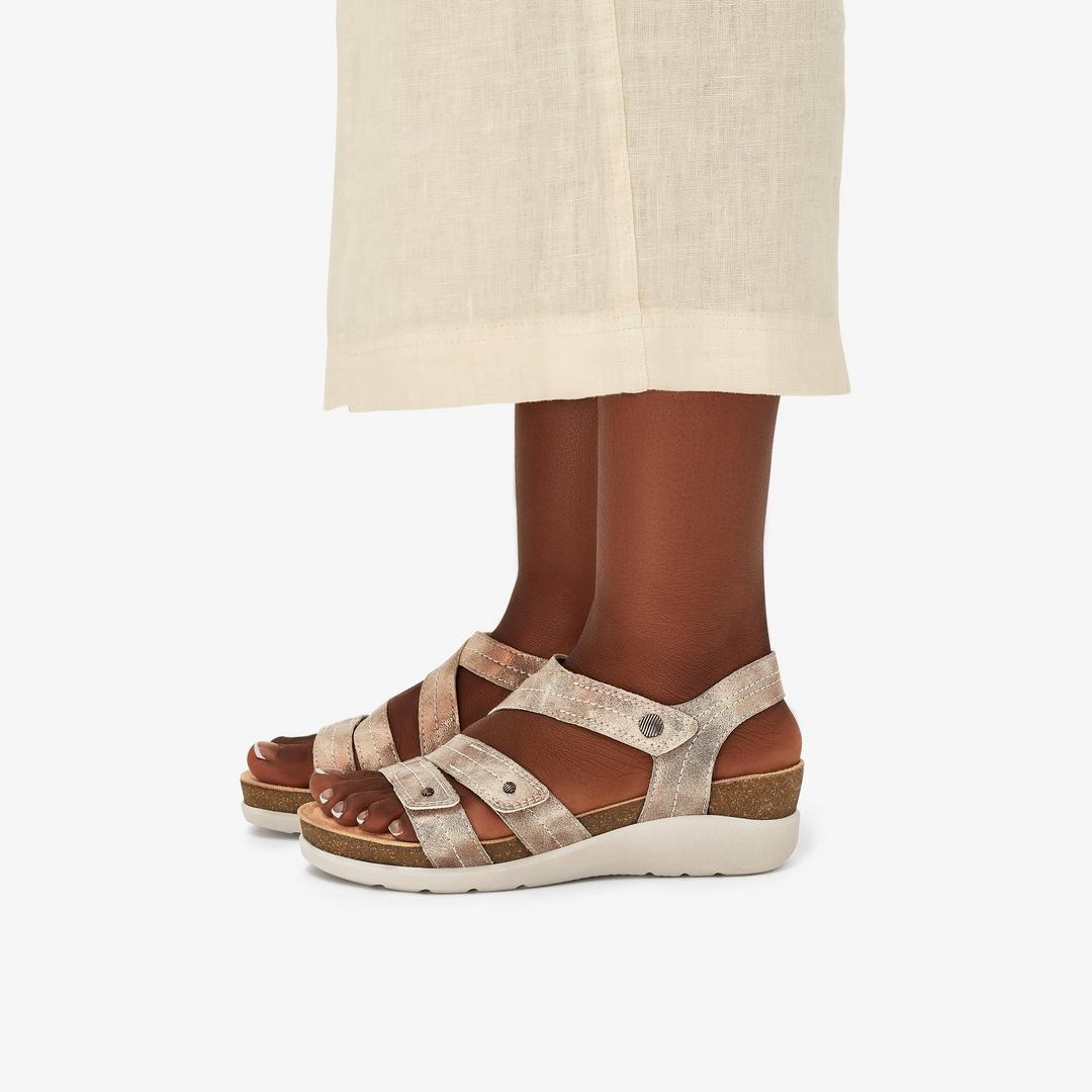 Womens Calenne Clara Bronze Metallic Calenne Clara - Image 3