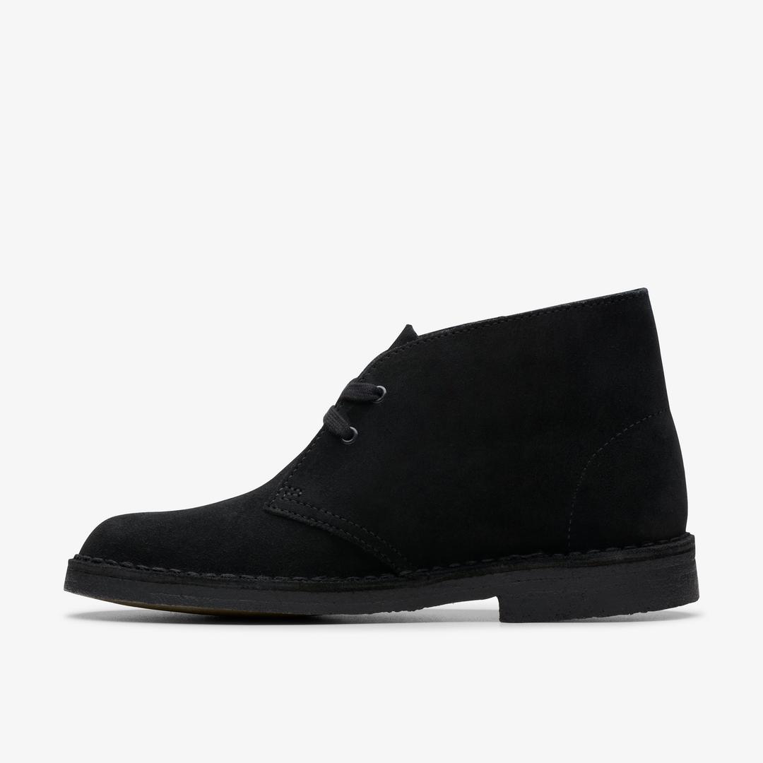 WOMENS Desert Boot Black Suede Desert Boots US - Image 3