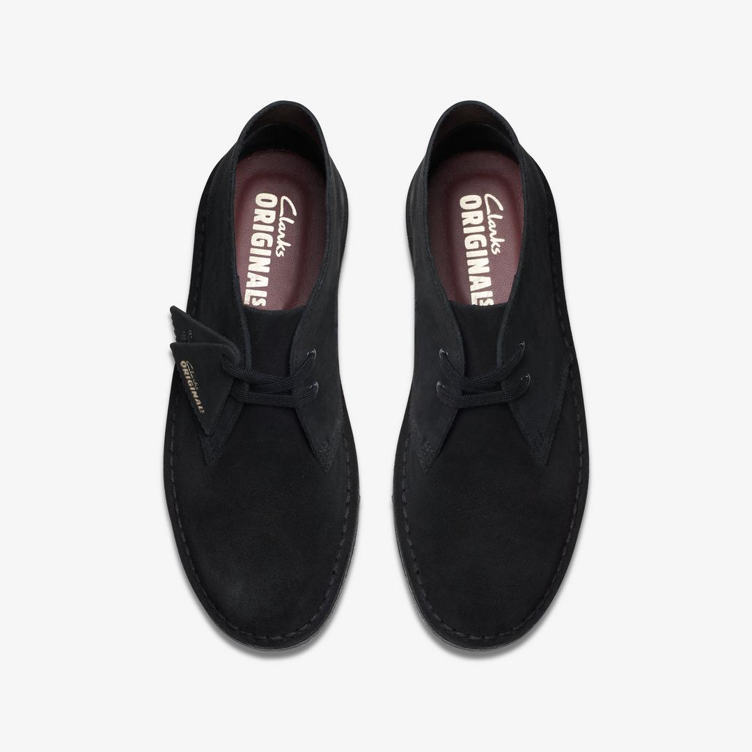 WOMENS Desert Boot Black Suede Desert Boots US - Image 7