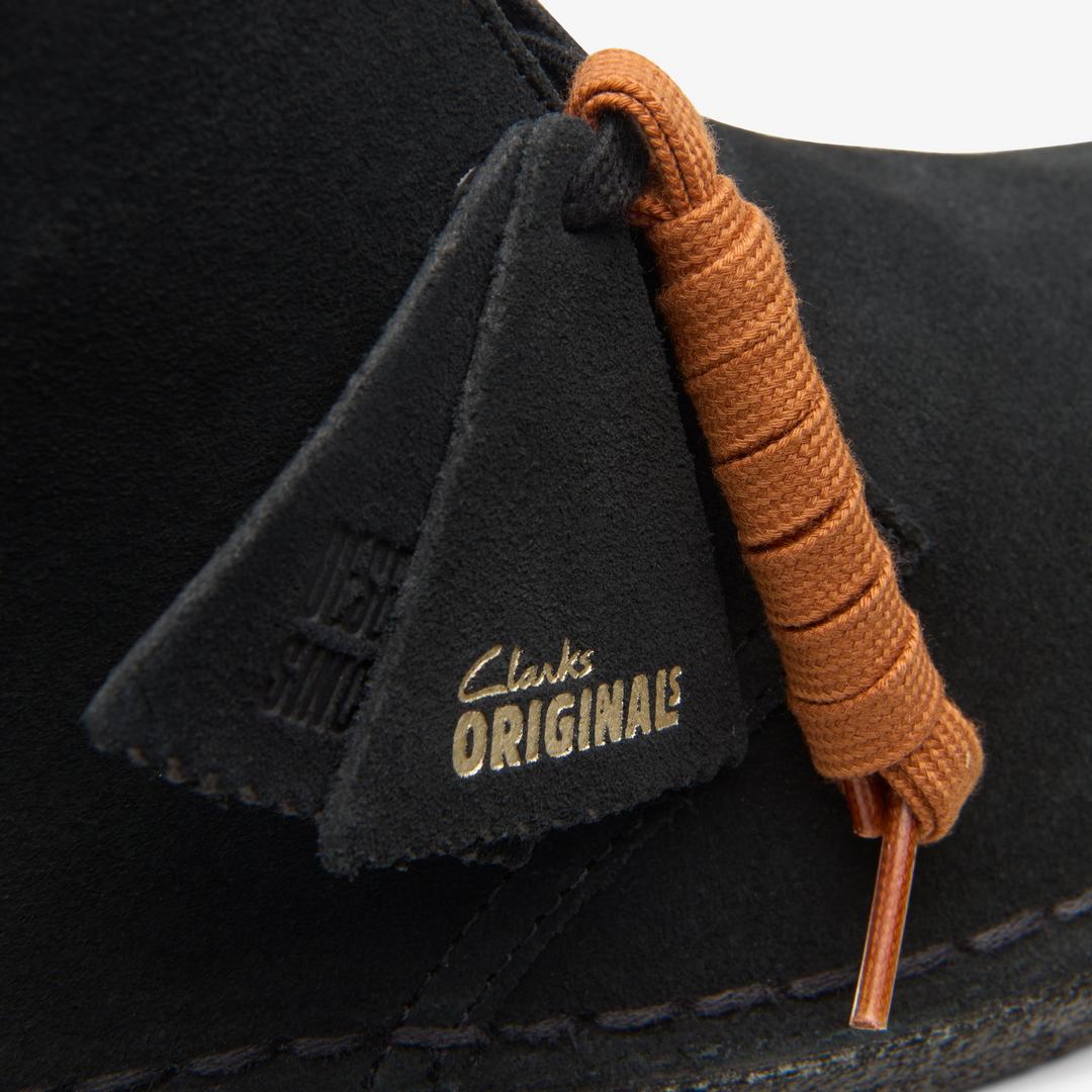 WOMENS Desert Boot Black Suede Desert Boots US - Image 8