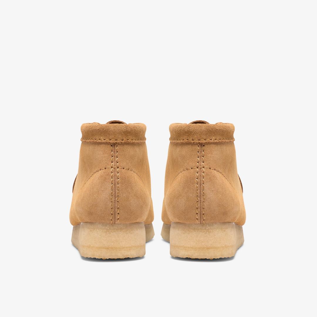 Womens Wallabee Boot Tan Suede - Image 5