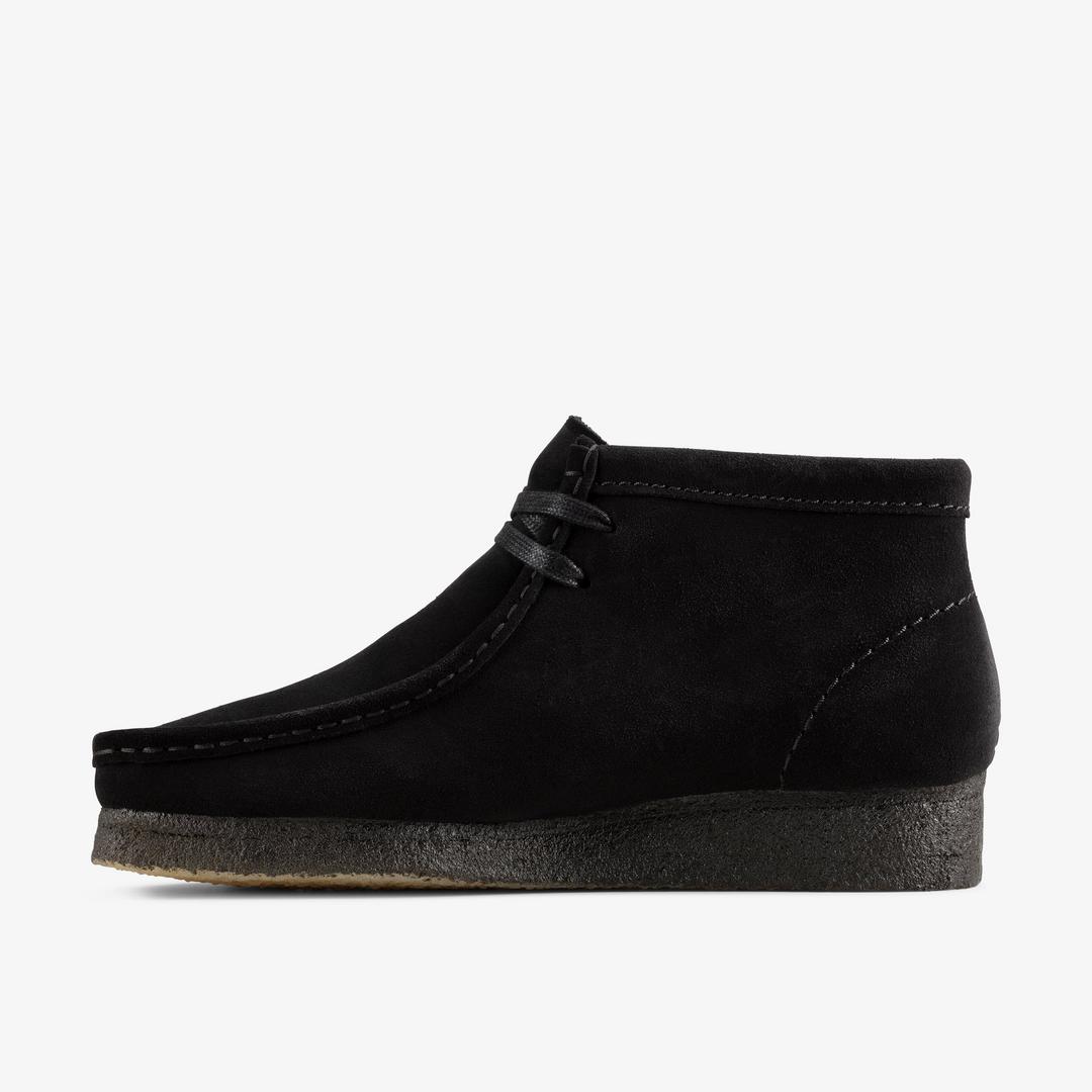 Women's Wallabee? Boot Black Suede Boots - Image 2