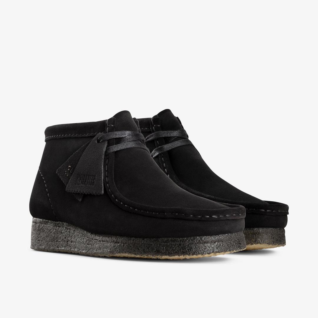 Women's Wallabee? Boot Black Suede Boots - Image 4