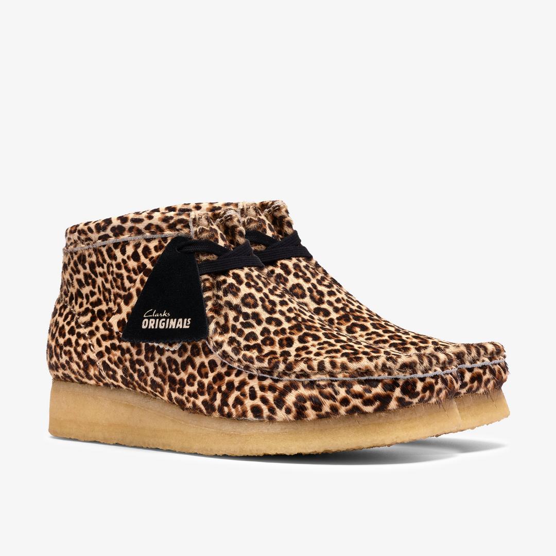 Womens Wallabee Boot Leopard Print - Image 5