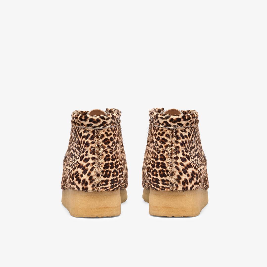 Womens Wallabee Boot Leopard Print - Image 6