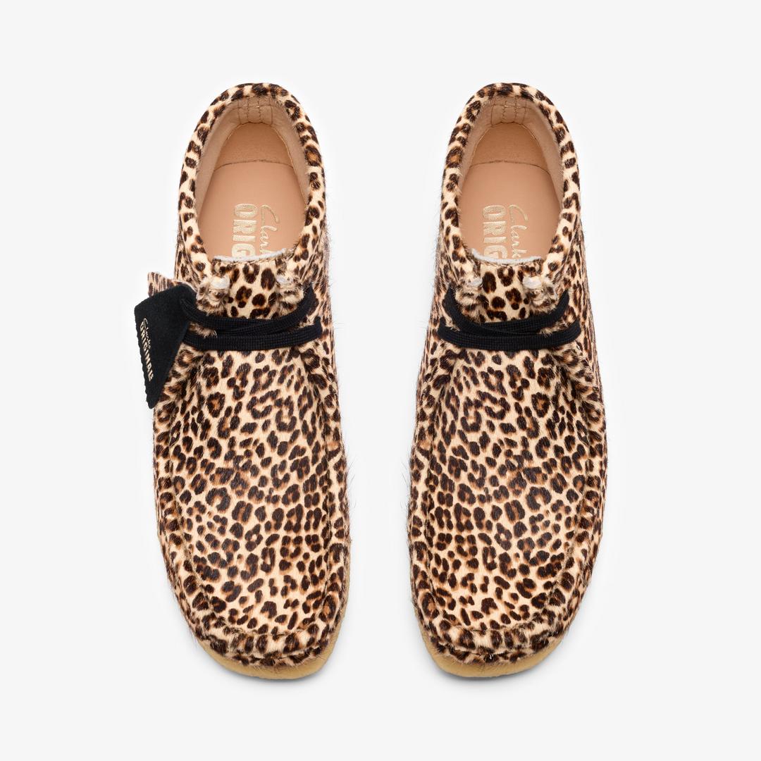 Womens Wallabee Boot Leopard Print - Image 7