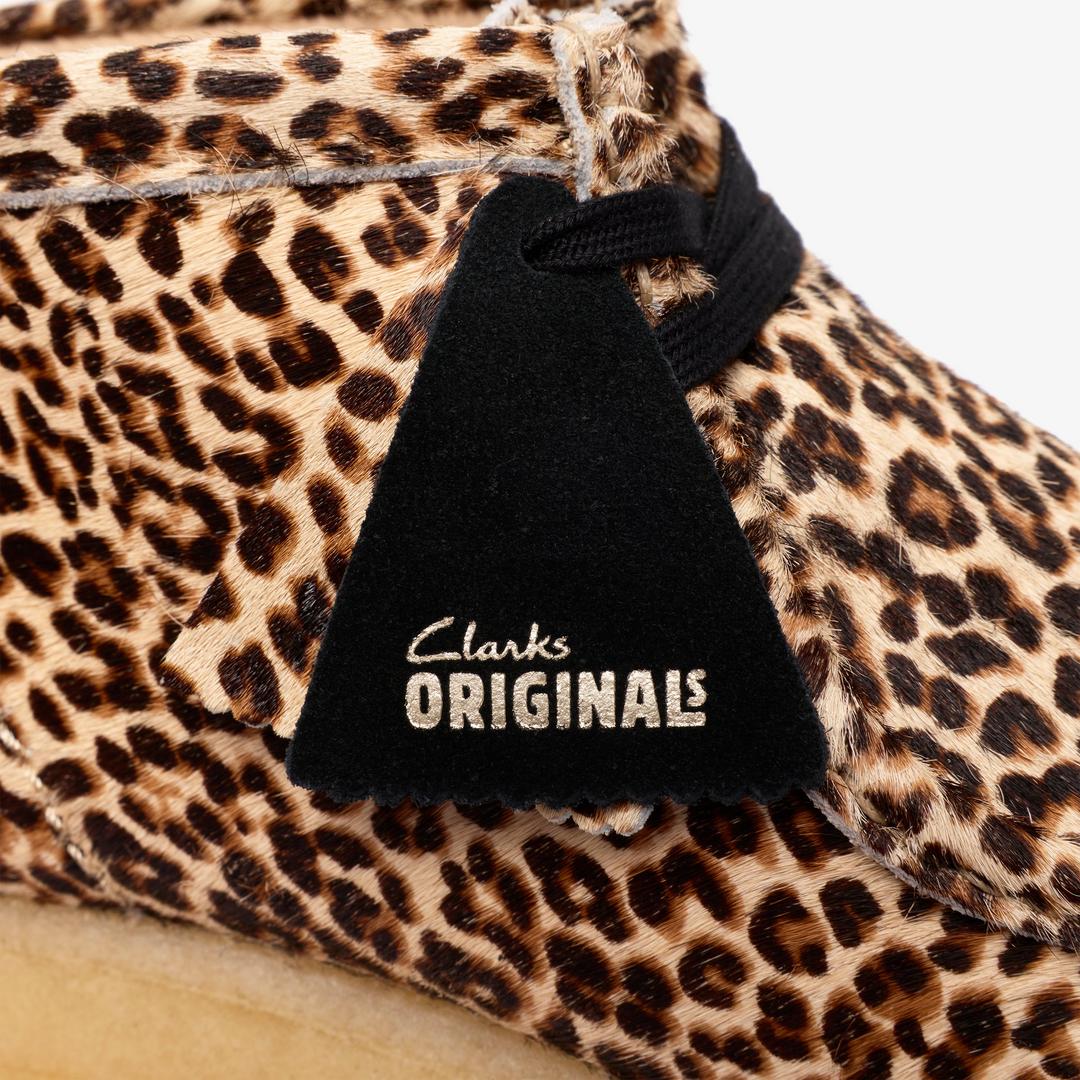 Womens Wallabee Boot Leopard Print - Image 9