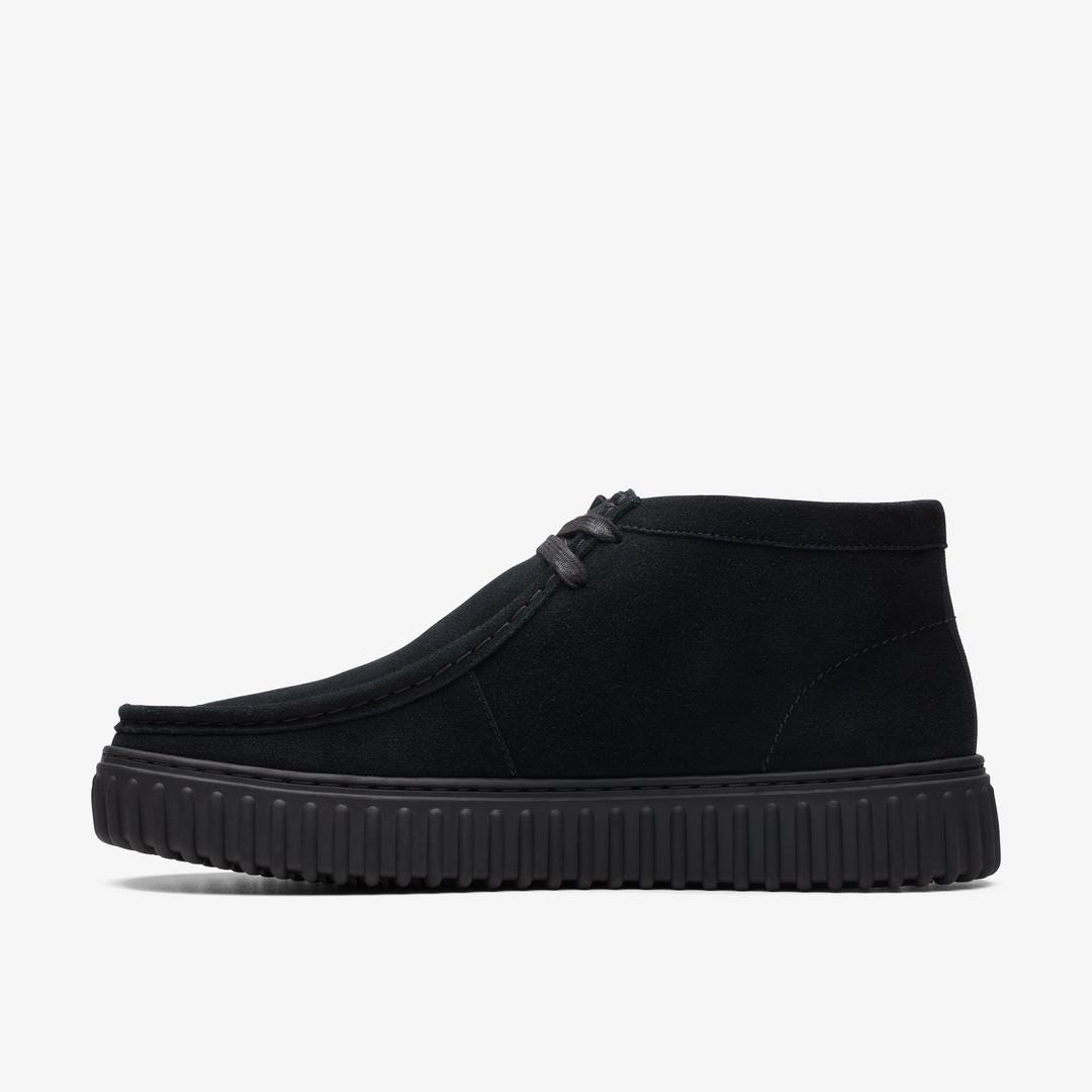 Torhill Hi Black Suede Ankle Boots - Image 3