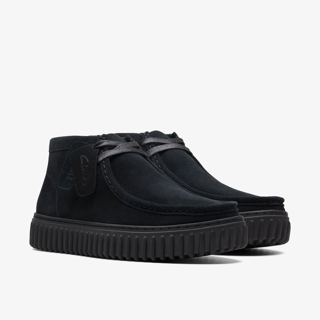 Torhill Hi Black Suede Ankle Boots - Image 5