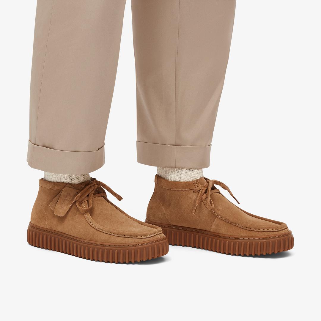 Torhill Hi Dark Sand Suede Ankle Boots - Image 2