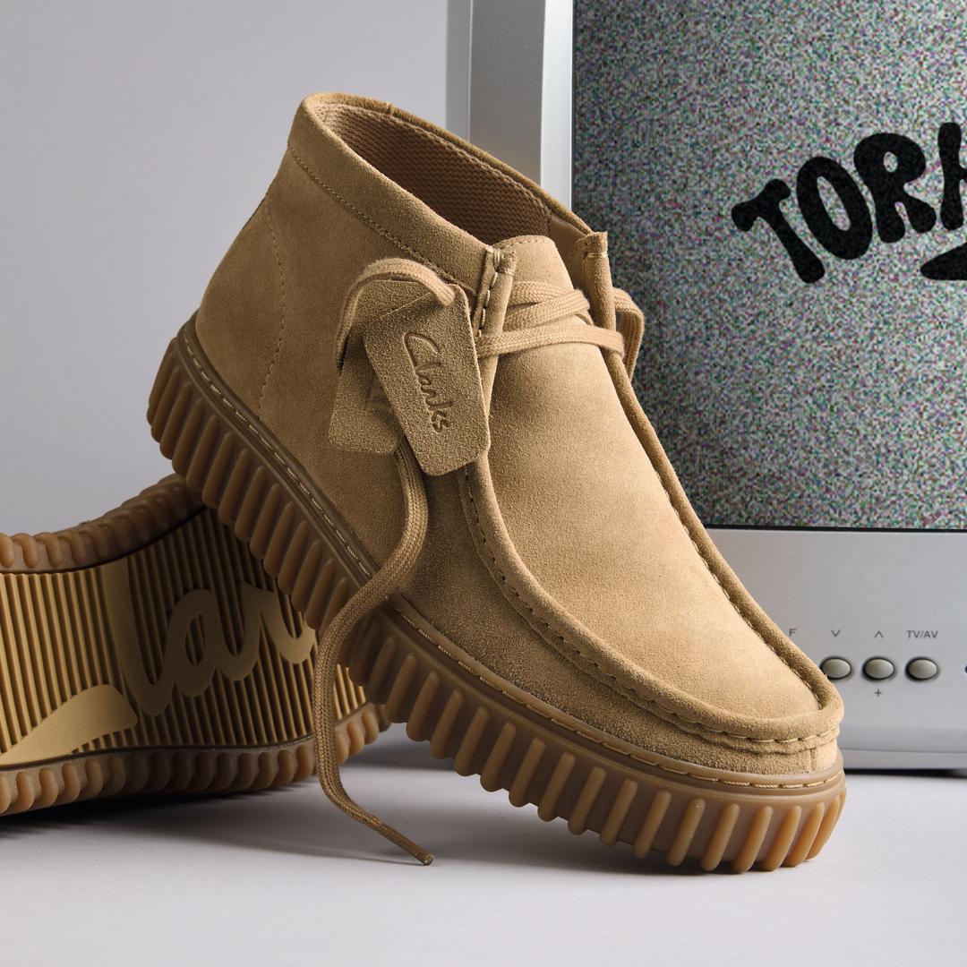 Torhill Hi Dark Sand Suede Ankle Boots - Image 8