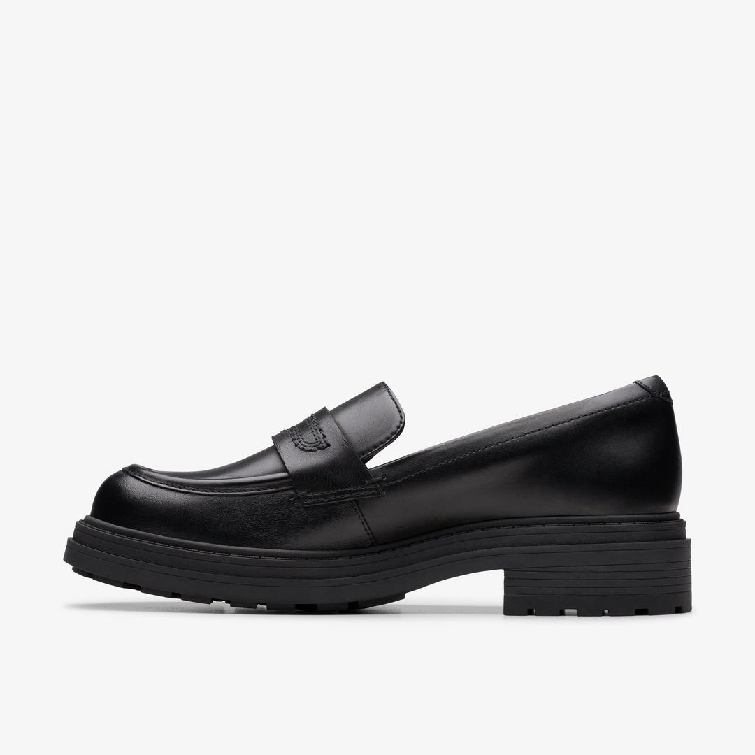 WOMENS Orinoco3 Edge Black Leather Loafers US - Image 3