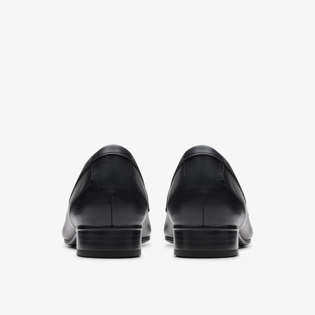 Womens Juliet Echo Black Leather Loafers - Image 8
