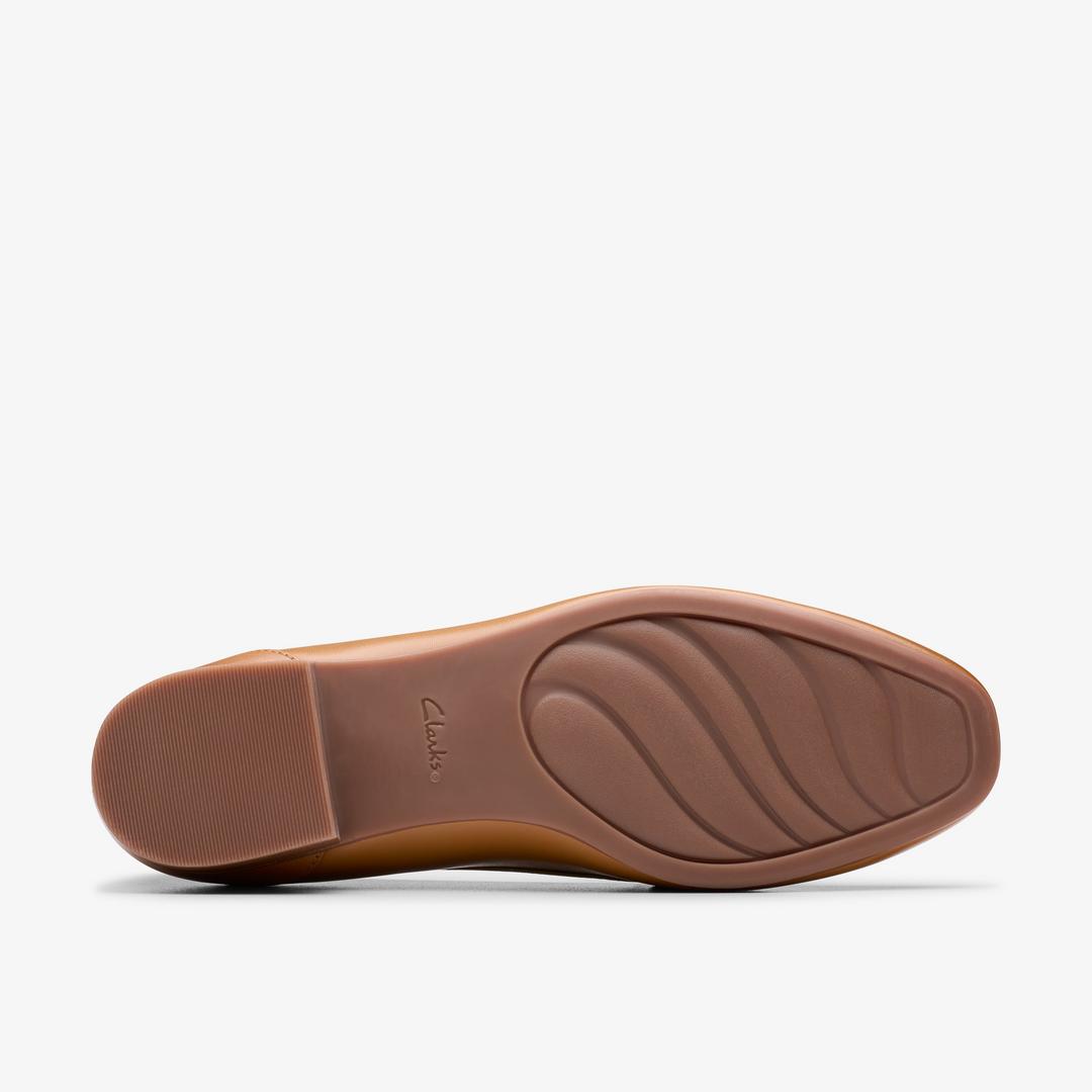 Womens Juliet Echo Tan Leather Loafers - Image 4