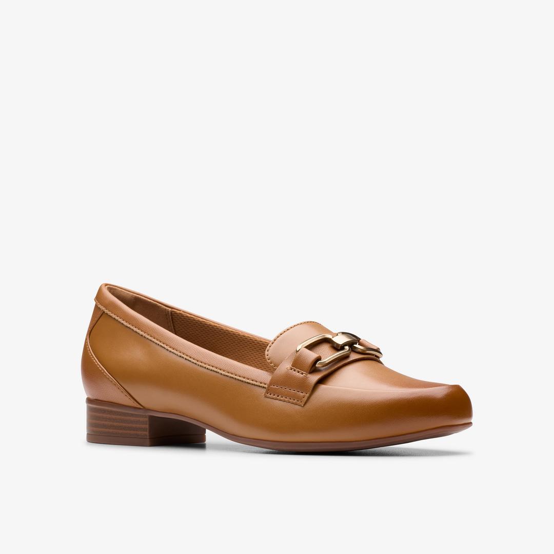 Womens Juliet Echo Tan Leather Loafers - Image 5