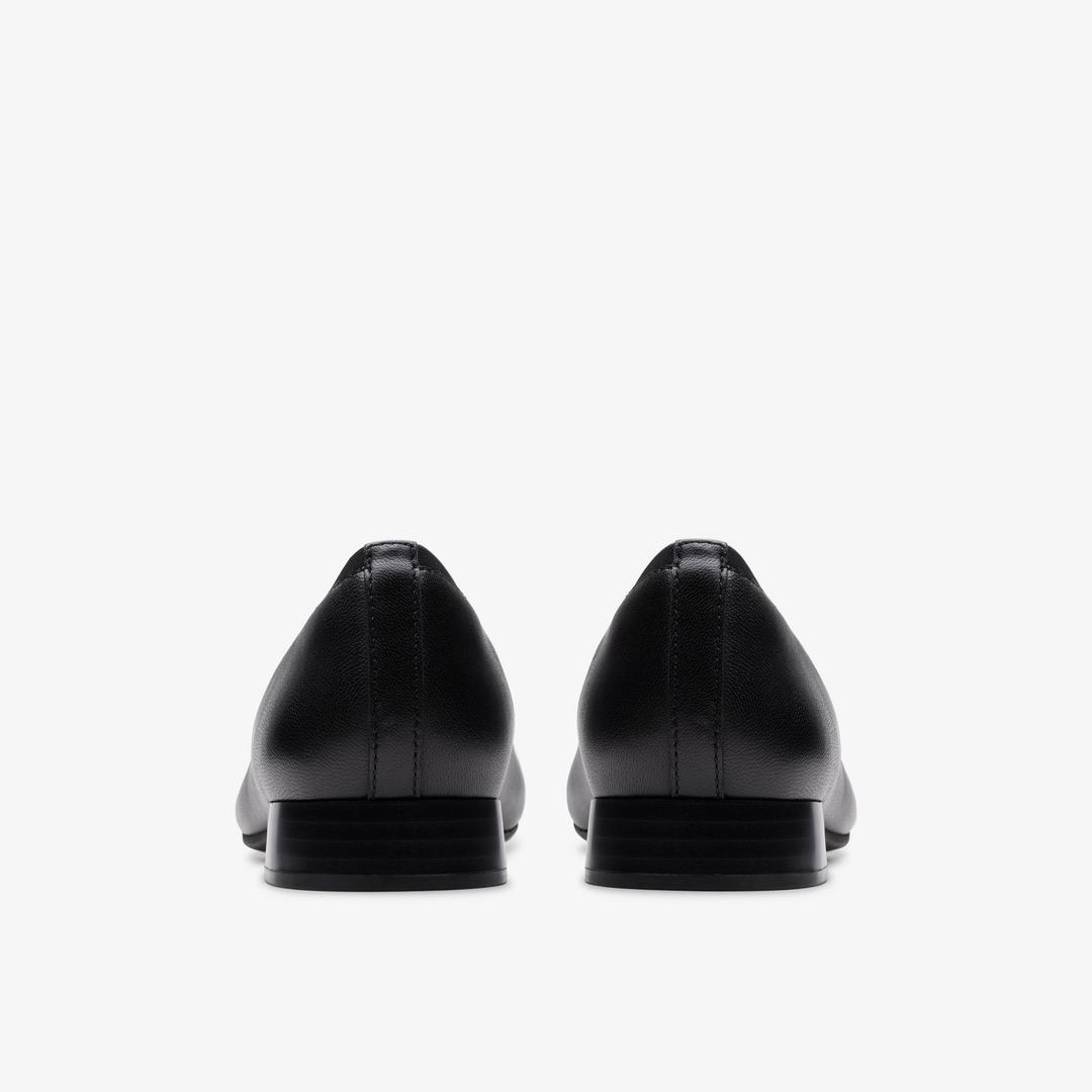 Womens Natalyn Dk Black Leather Slip-Ons - Image 6