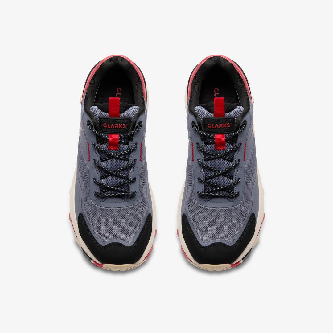 Womens Laila Trail2 Blue Combination Sneakers - Image 6
