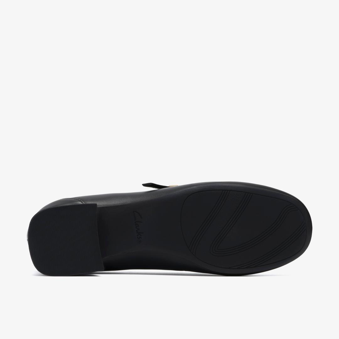 Womens Daiss30 Bar Black Leather Bar Shoes - Image 3