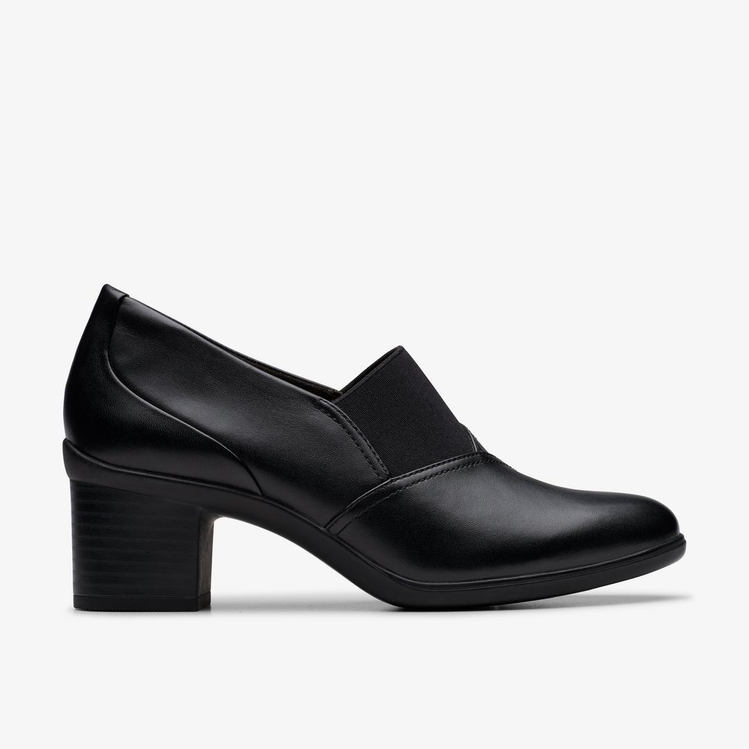 Womens Shaya Tess Black Leather Troer Shoes