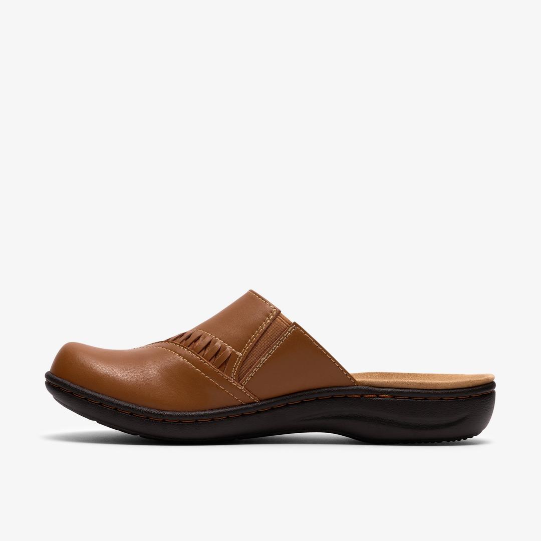 Womens Laurieann Lux Tan Leather Clogs & Mules - Image 2