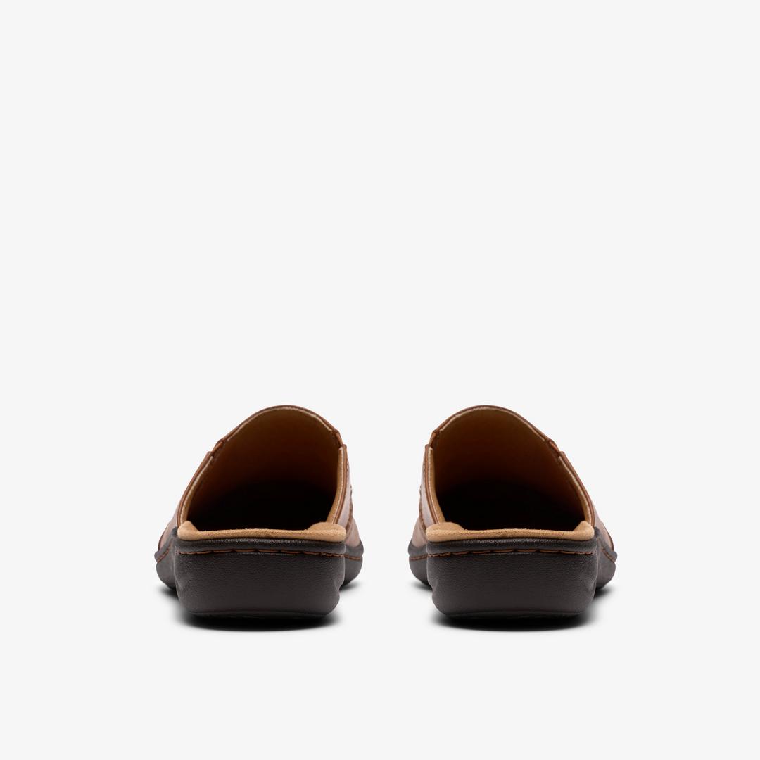 Womens Laurieann Lux Tan Leather Clogs & Mules - Image 5