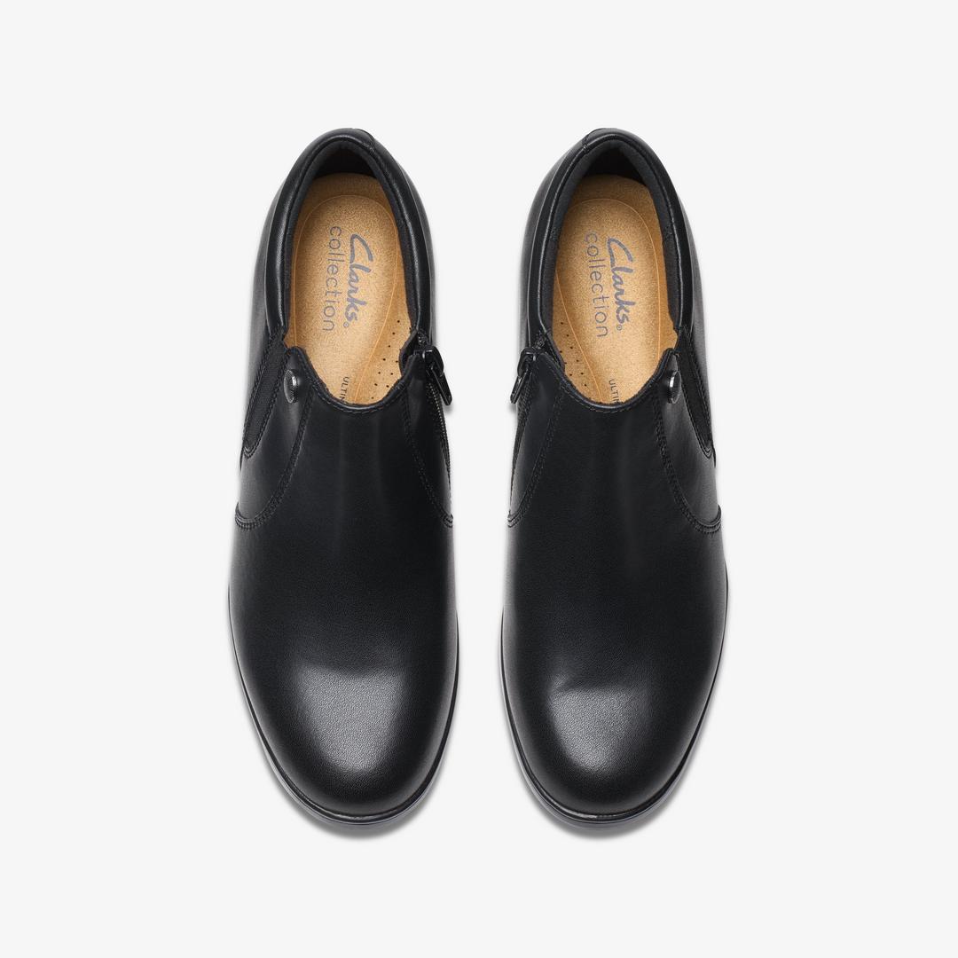 Women's Emily 2 Reyna Black Leather Shoes - Image 6