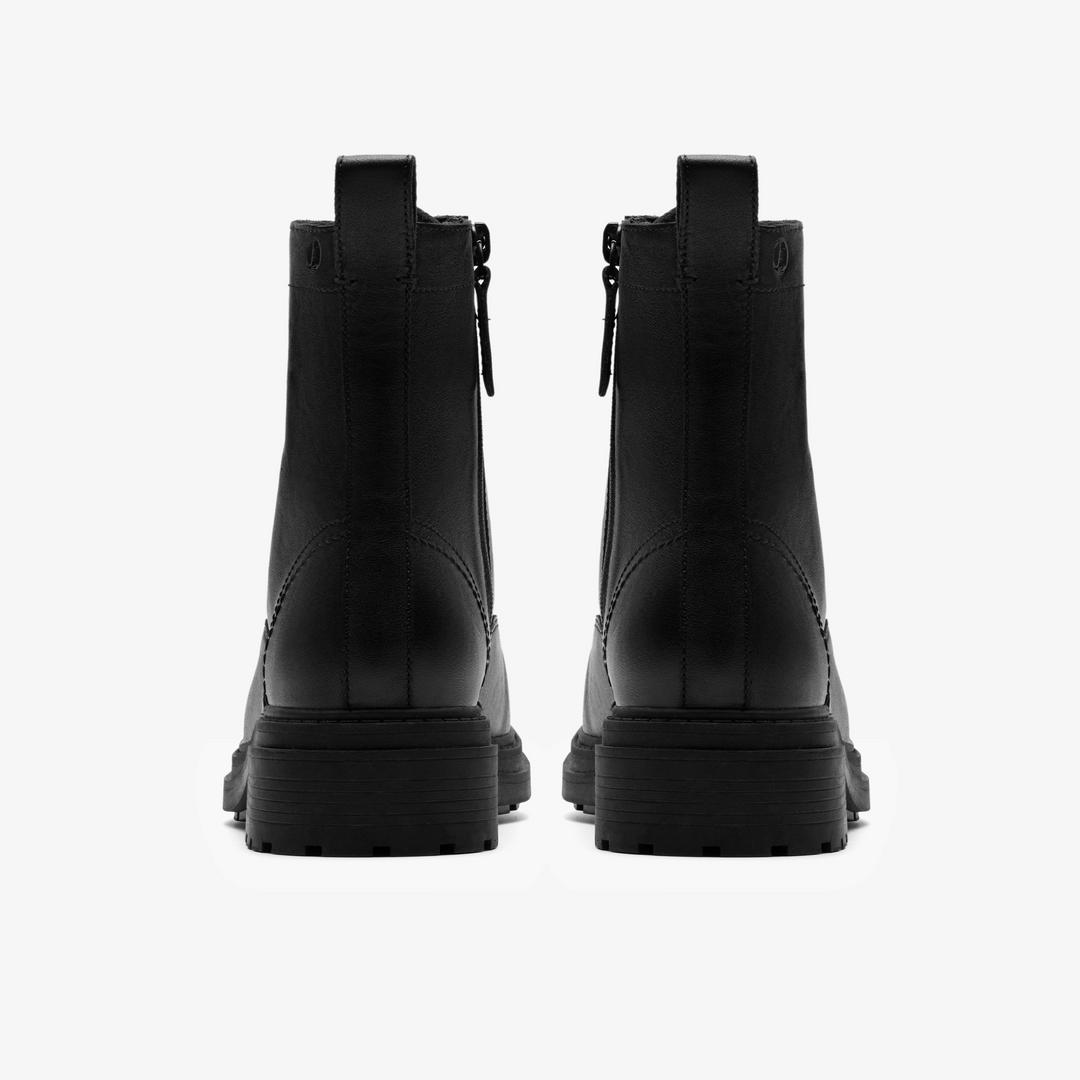 Womens Orinoco3 Style Black Leather Ankle Boots - Image 8