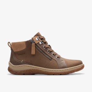 Women's Orlene Top WP Dark Sand Nubuck Chelsea Boots