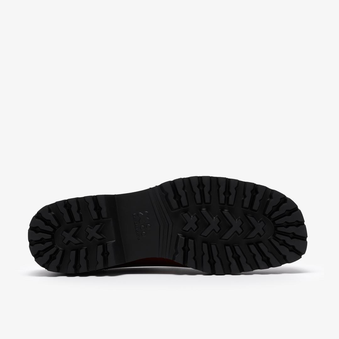 Mens Walla Yukoner Brown Leather Wallabees - Image 5
