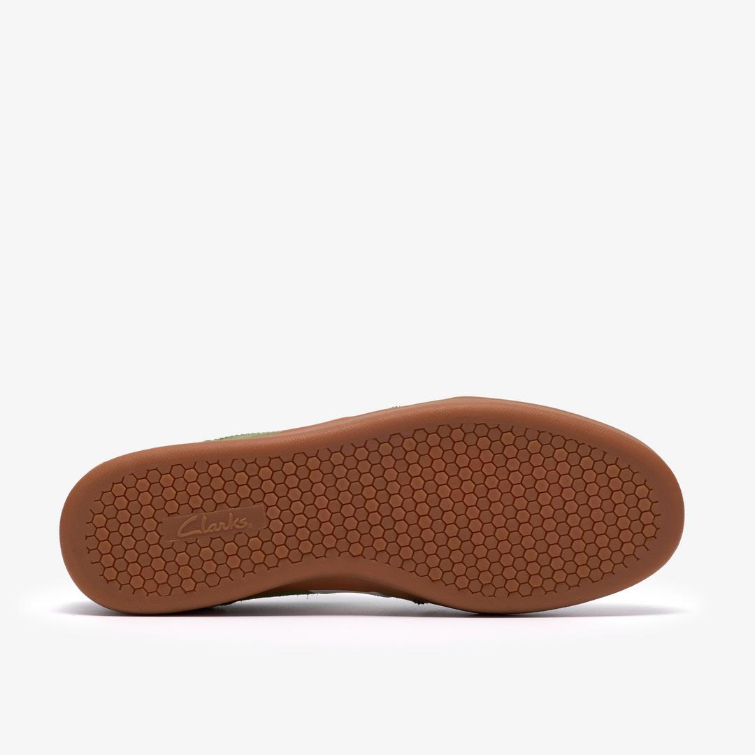 Mens Seco Speed Green Suede Sneakers - Image 7