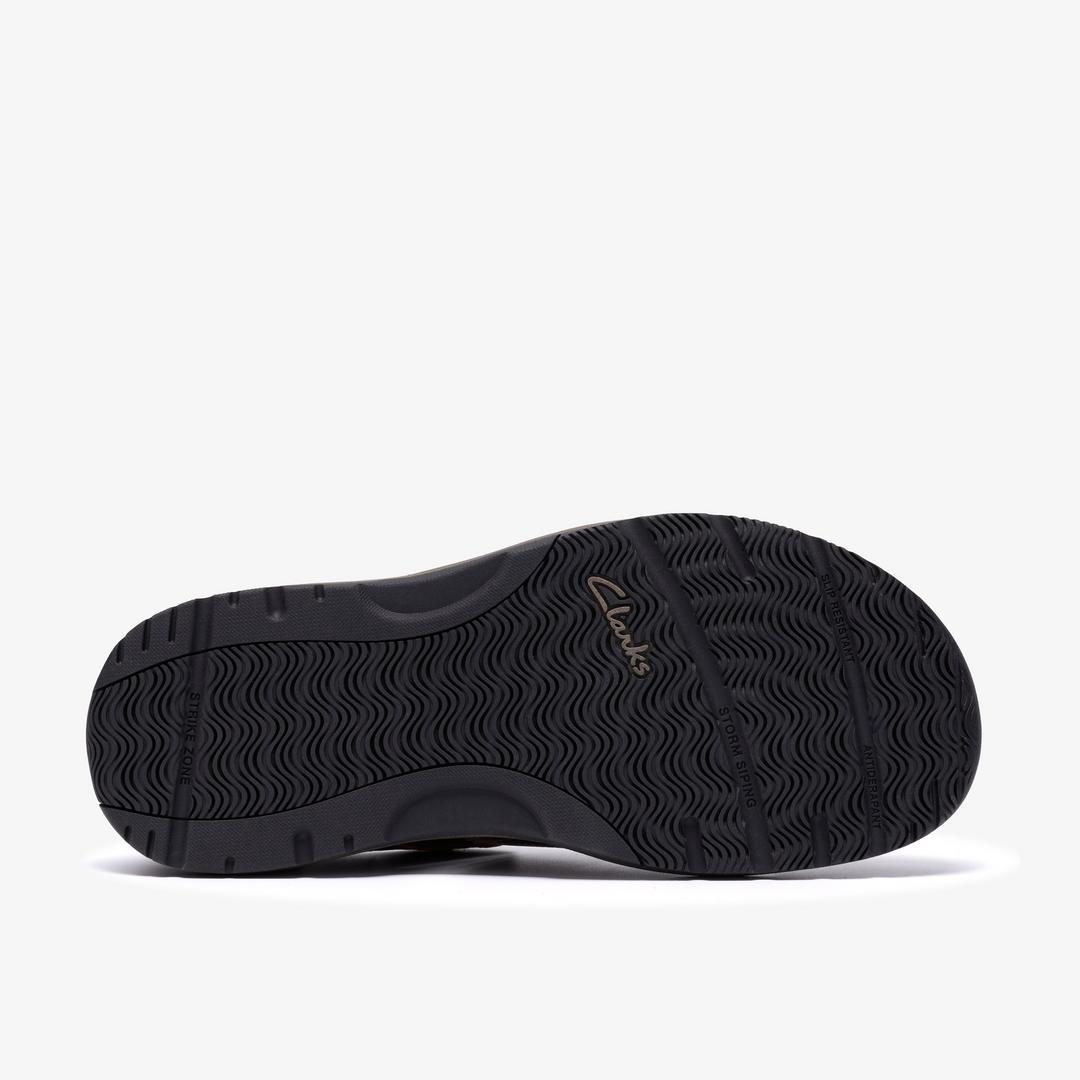 Mens Guideview Cove Black Leather Sandal - Image 3